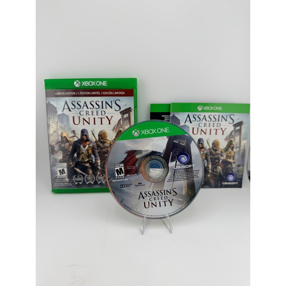 Assassins‎ Creed Unity Limited Edition Xbox One Action Adventure Game Ubisoft